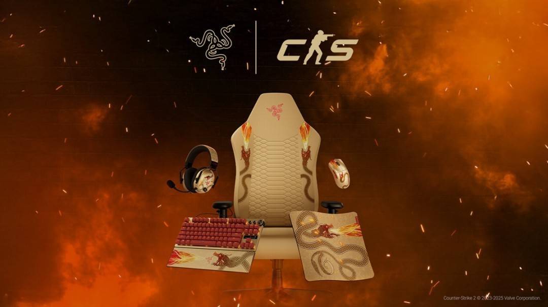 雷(léi)蛇推CS2聯(lián)名(míng)电竞套装含多款外设