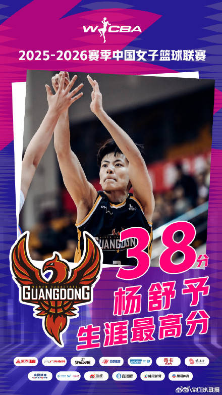 楊(yáng)舒予打(dǎ)破個(gè)人单场得分纪录